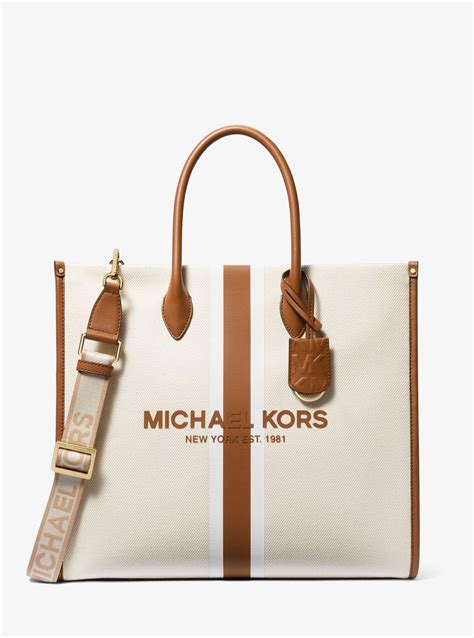 michael kors marina canvas bag|mirella large canvas tote bag.